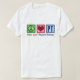 Camiseta Paz Amor Terapia Física Hombres (Diseño del anverso)