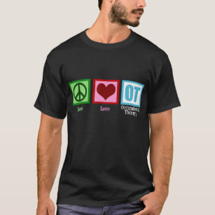 Camiseta Paz Amor Terapia Ocupacional