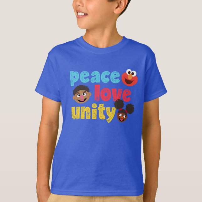 Camiseta Paz Amor Unidad (Anverso)