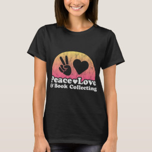 Camiseta Paz Amor y colección de libros Pullover Hoodie Cop