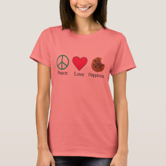 Camiseta Paz, amor y felicidad 2