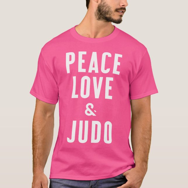 Camiseta Paz Amor Y Judo (Anverso)