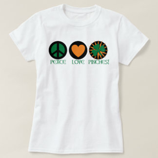 Camiseta Paz Amor Y Pinzas