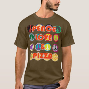Camiseta Paz Amor y Pizza T 12392651