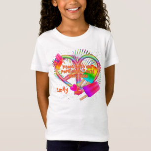 Camiseta Paz Amor y Popsicles-Chicas Tee