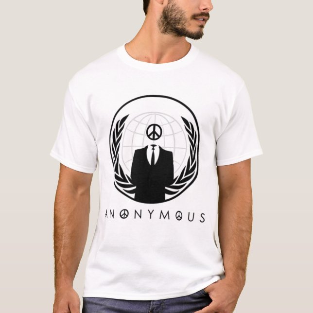 Camiseta Paz anónima (Anverso)