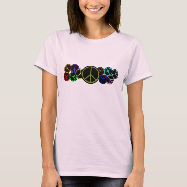 Camiseta Paz - Camisas Ringer (Anverso)
