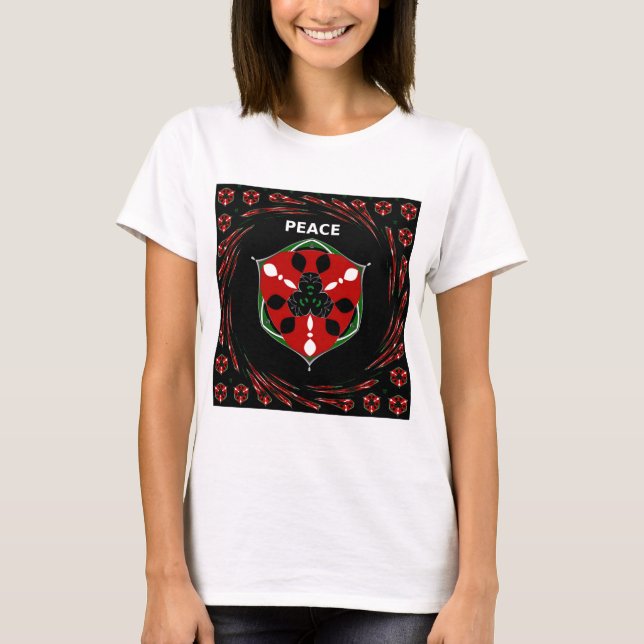 Camiseta "Paz: con Escudo Emblema" (Anverso)