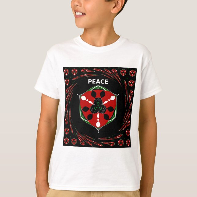 Camiseta "Paz: con Escudo Emblema" (Anverso)