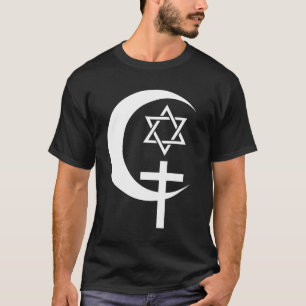 CAMISETA PAZ CRISTIANA MUSULMÁN DE EGIPTO DEL JUDÍO
