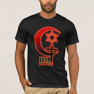 CAMISETA PAZ CRISTIANA MUSULMÁN DE EGIPTO DEL JUDÍO