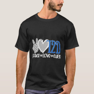 Camiseta Paz Cura de amor Tipo 2 Conciencia sobre la diabet