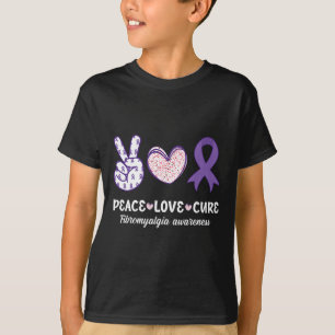 Camiseta Paz Cure Fibromialgia Conciencia Mes Warri
