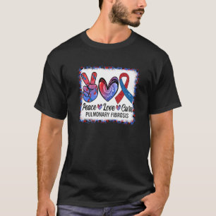 Camiseta Paz Cure Fibrosis Pulmonar Conciencia Warri
