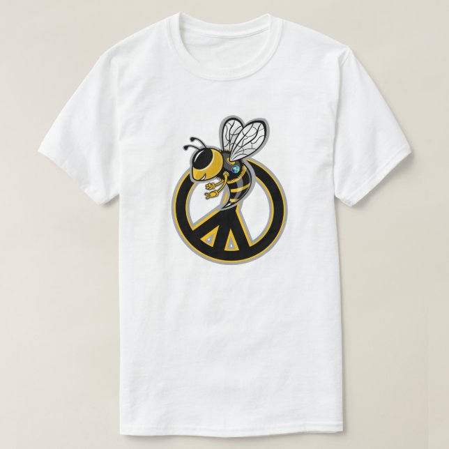 CAMISETA PAZ DE ABEJA  (Diseño del anverso)