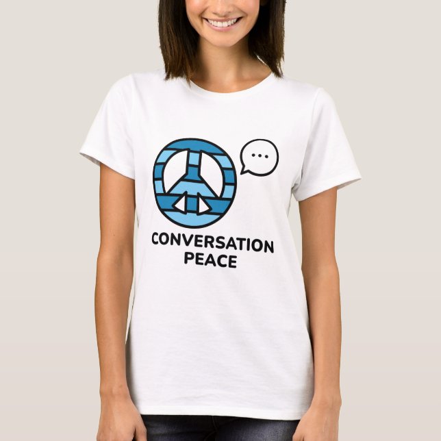 Camiseta Paz de conversación (Anverso)