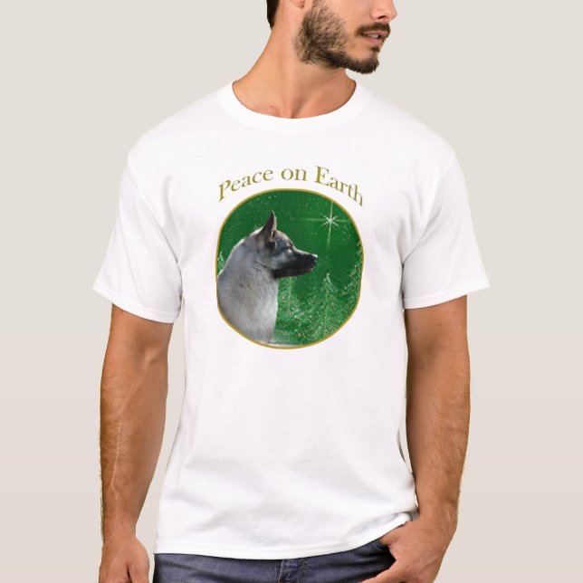Camiseta Paz de Elkhound Noruega (Anverso)