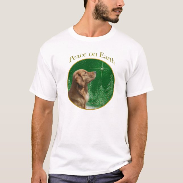 Camiseta Paz de Golden Retriever (Anverso)