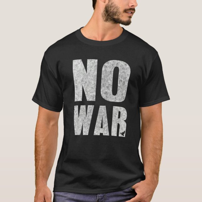 Camiseta Paz de guerra contra guerra Paz Amor Libertad (Anverso)
