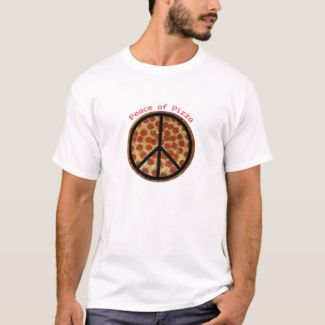 Camiseta Paz de la pizza (Anverso)