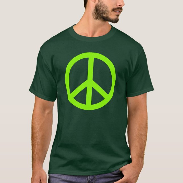 Camiseta Paz de la verde lima (Anverso)
