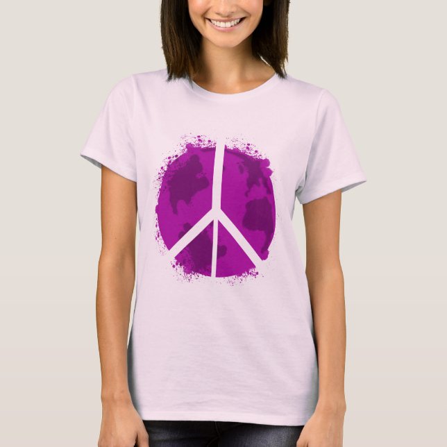 Camiseta Paz de mundo (Anverso)
