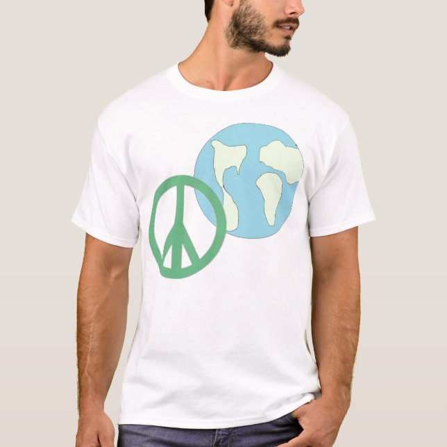 Camiseta Paz de mundo (Anverso)