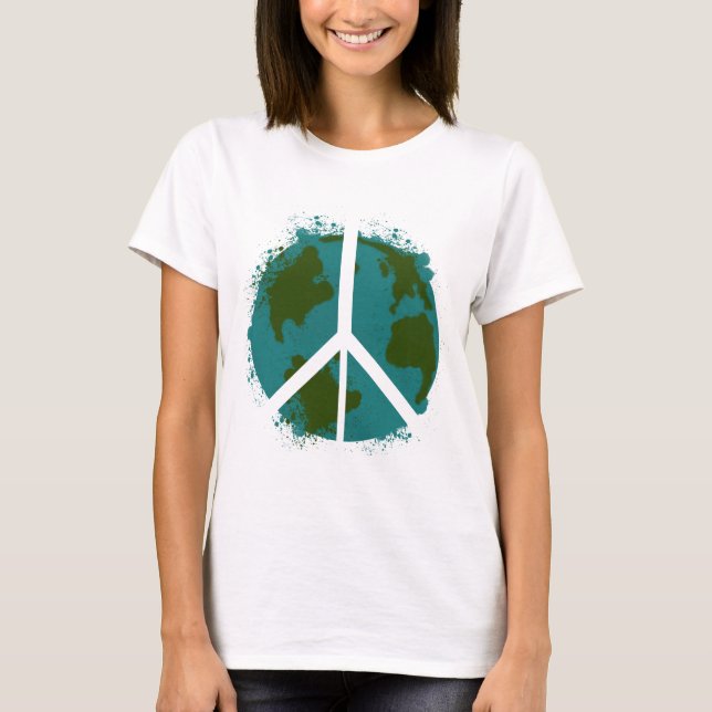 Camiseta Paz de mundo (Anverso)