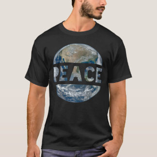 Camiseta Paz de mundo en amor consciente de la humanidad de