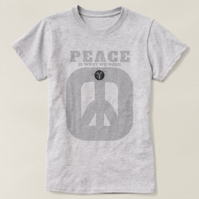 CAMISETA PAZ DE PIWWNEED (IWWN) (Diseño del anverso)