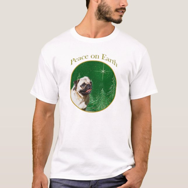 Camiseta Paz de Pug (Anverso)