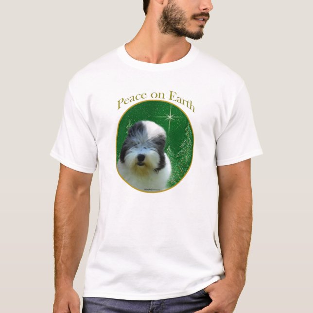 Camiseta Paz de Sheepdog en inglés (Anverso)