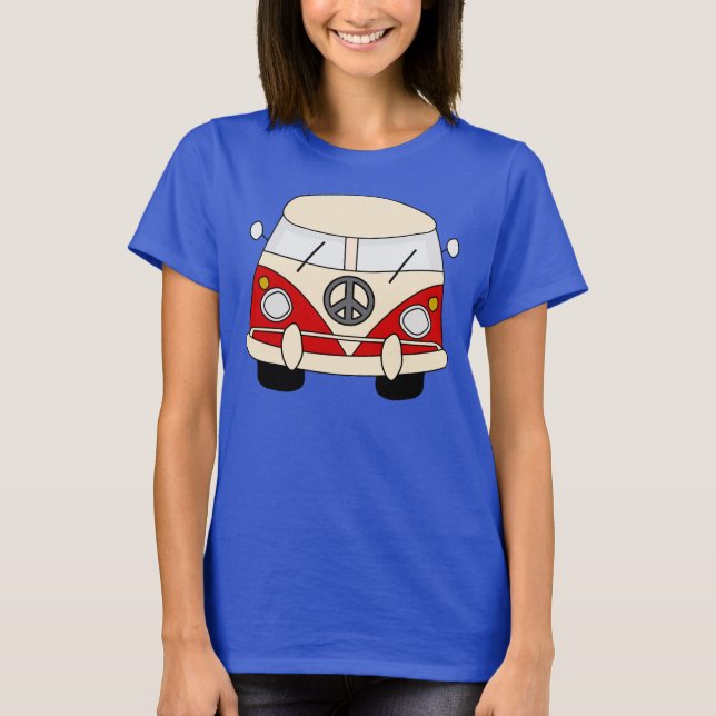 Camiseta Paz del hippy (Anverso)