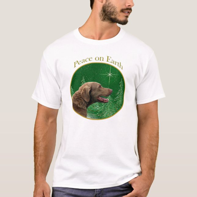 Camiseta Paz del Retriever de la Bahía de Chesapeake (Anverso)