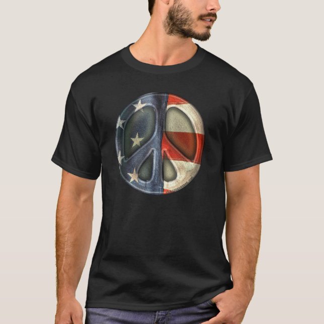 Camiseta Paz del vintage (Anverso)