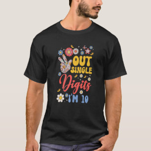 Camiseta Paz, digitos únicos, soy 10 Nacimientos de Flor