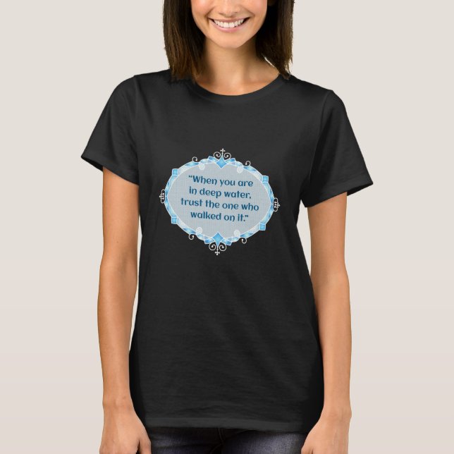 Camiseta Paz en aguas profundas (Anverso)