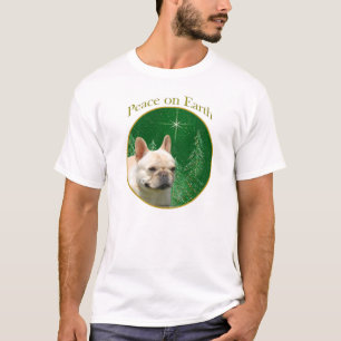 Camiseta Paz en Bulldog francés