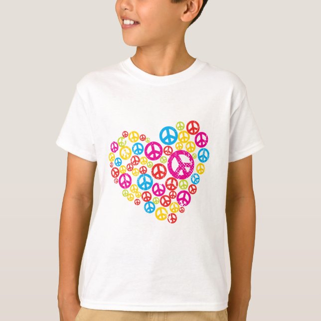 Camiseta Paz en el corazón (Anverso)