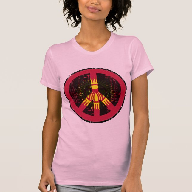 Camiseta Paz en Kirguistán (Anverso)