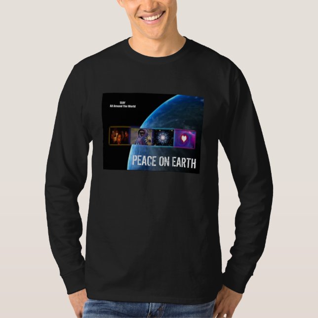 Camiseta Paz en la tierra (Anverso)