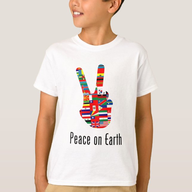 Camiseta Paz en la tierra (Anverso)