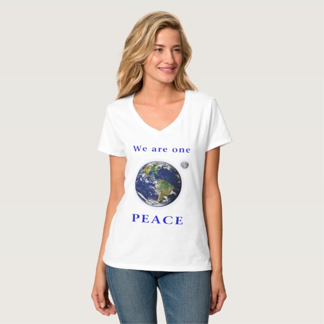 Camiseta Paz en la Tierra (Anverso completo)