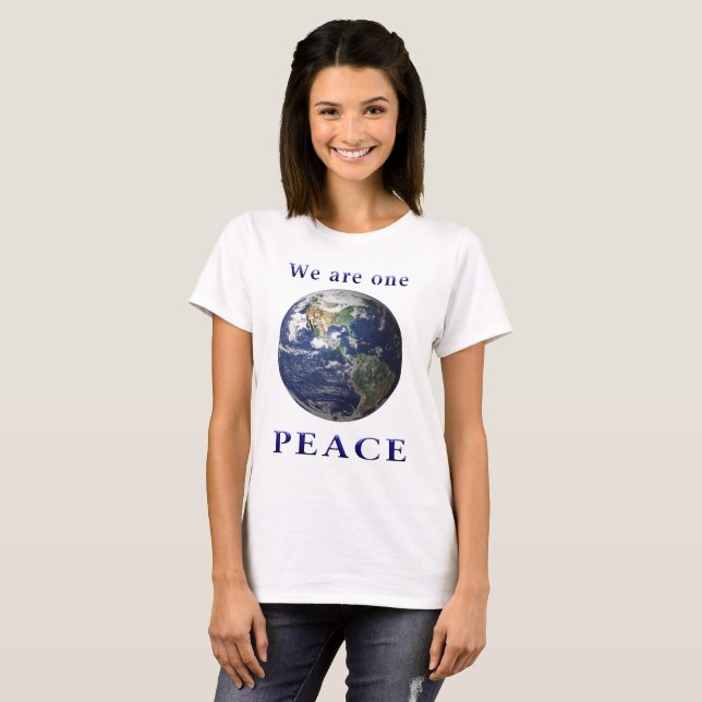 Camiseta Paz en la Tierra (Anverso completo)