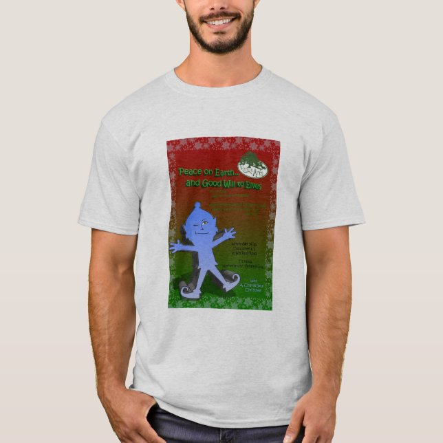 Camiseta Paz en la tierra… ¡Voluntad a los duendes! (Anverso)