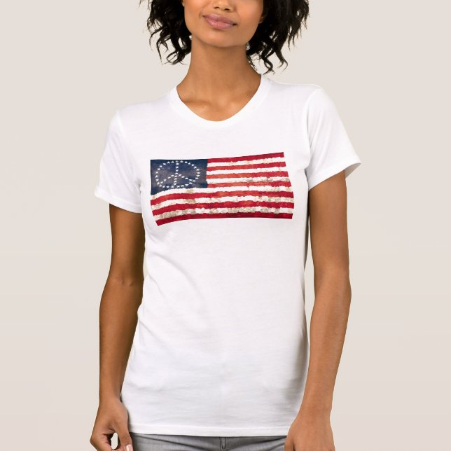 Camiseta Paz en los E.E.U.U. (Anverso)