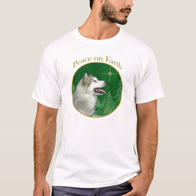 Camiseta Paz en Malamute (Anverso)