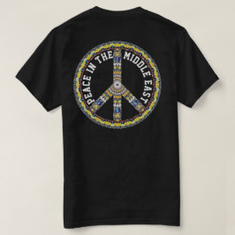 CAMISETA PAZ EN ORIENTE MEDIO - MARIPOSAS GEOMÉTRICAS