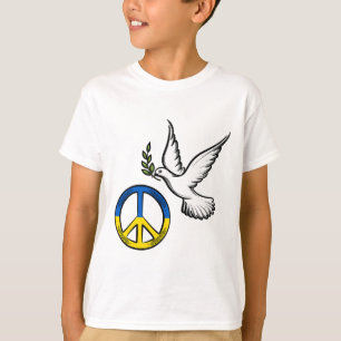 Camiseta Paz En Ucrania Me Siento Con Ucrania Paloma De Ucr