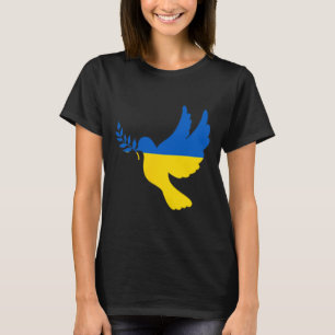 Camiseta Paz en Ucrania Paloma. Apoyemos a Ucrania. Liberta